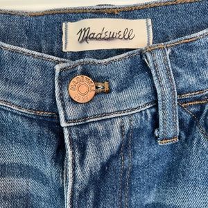 Madewell High Rise Wide Leg Crop jeans